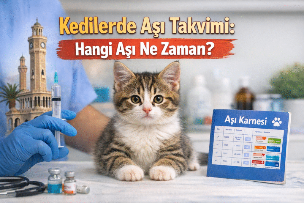 Kedilerde Aşı Takvimi Hangi Aşı Ne Zaman (İzmir Bornova & Bayraklı Rehberi)